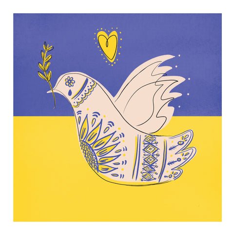 UKRAINE Fundraiser - Bird of Peace Print